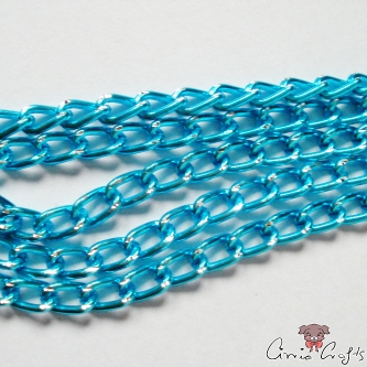 colored aluminum chain