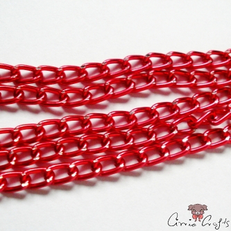 colored aluminum chain